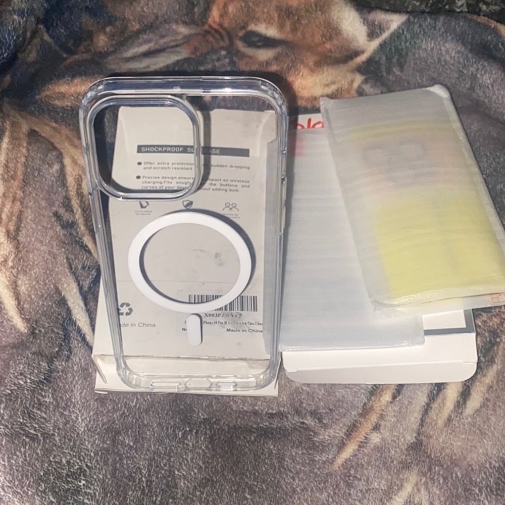 Clear Phone Case with Ring Holder